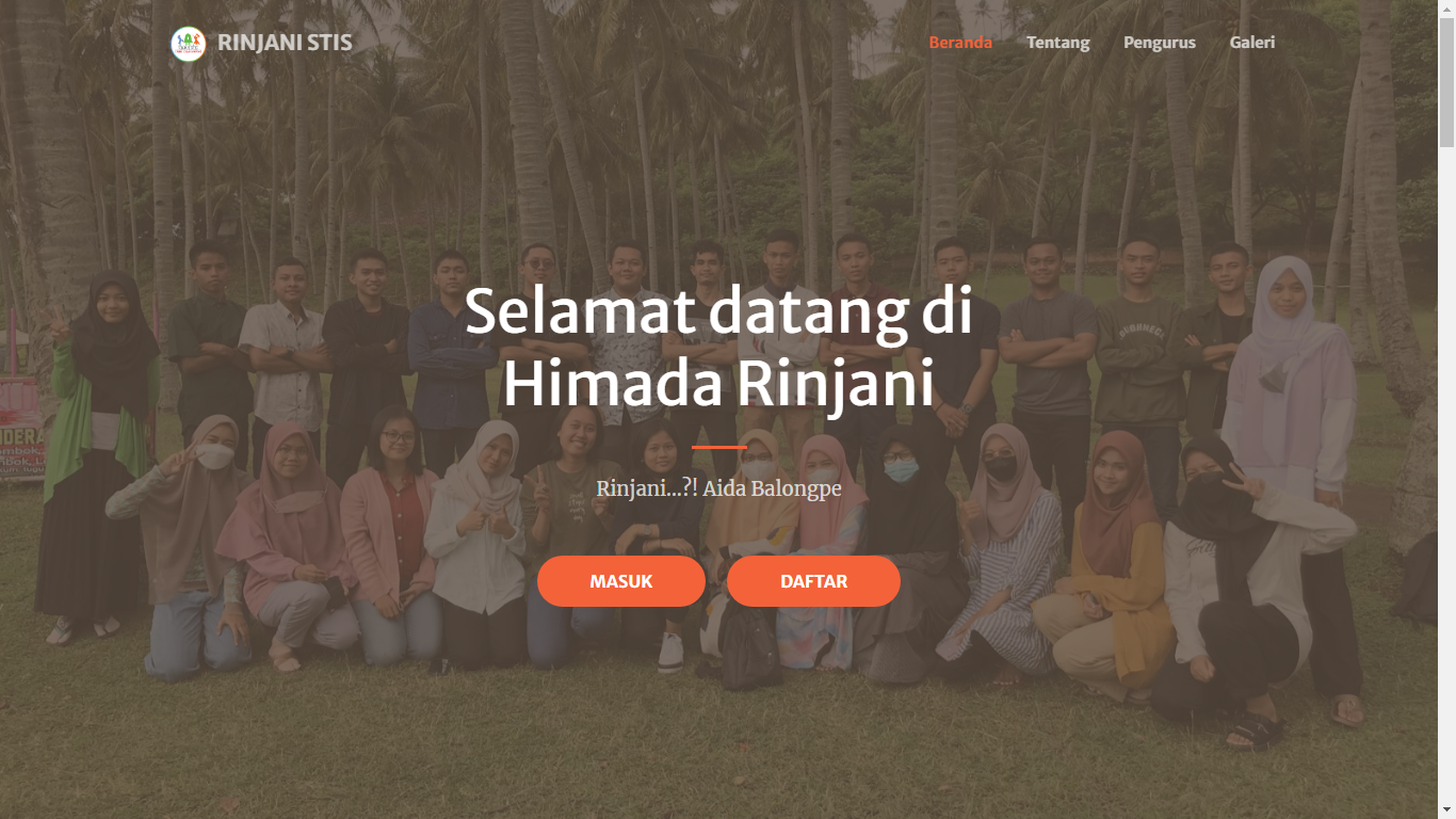 Rinjani STIS - Portal Manajemen Kegiatan & UKM STIS